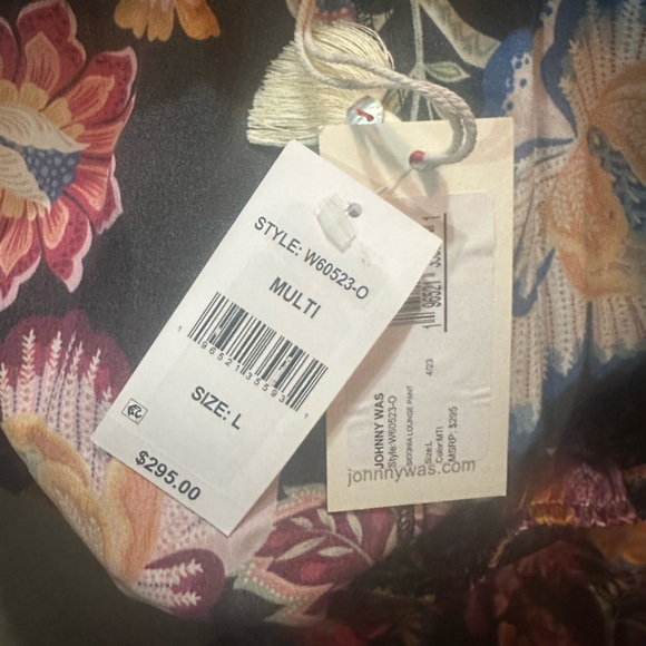 NWT JOHNNY WAS SIDONIA LOUNGE PANT - Picture 8 of 9